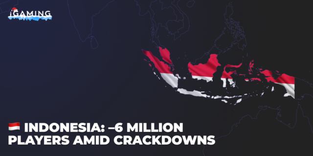 Indonesia: -6 million players amid crackdowns