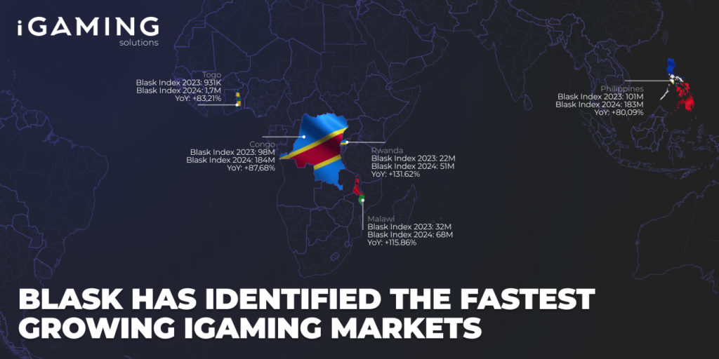 Blask has identified the fastest growing iGaming markets