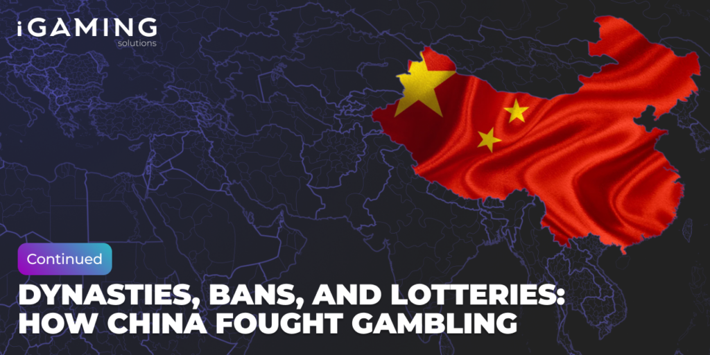 Dynasties, bans, and lotteries: how china fought gambling