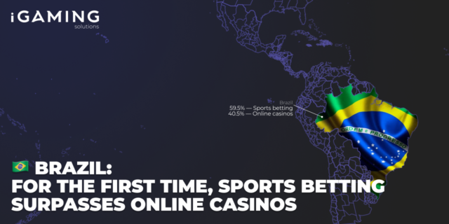 Brazil: For the First Time, Sports Betting Surpasses Online Casinos